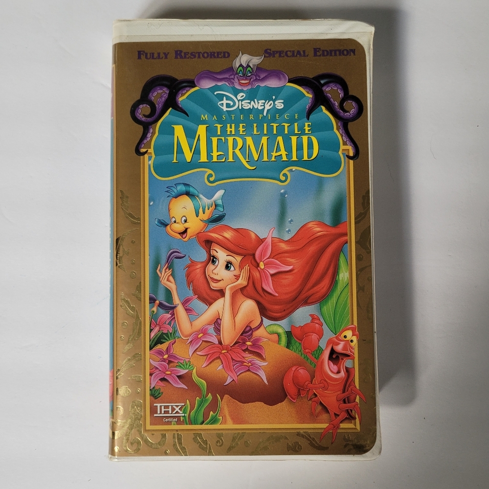 The Little Mermaid Masterpiece Collection VHS Tape